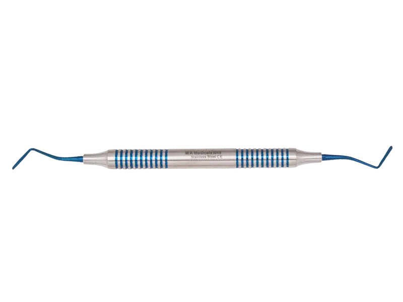 Periotome Curved / Curved 2.2 mm - Blue Plasma Hollow Handle - Equate Instruments