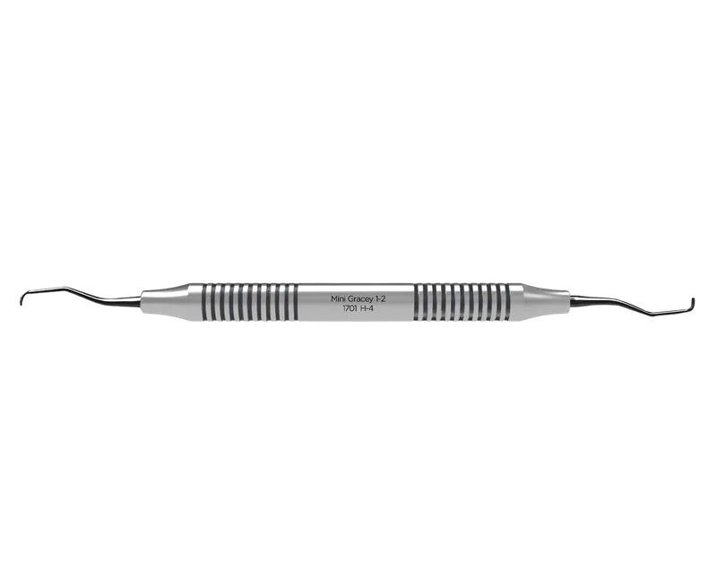 Mini Gracey Curette 1-2 - Hollow Knurled Handle - Equate Instruments