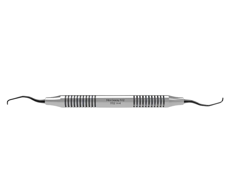 Mini Gracey Curette 11-12 - Hollow Knurled Handle - Equate Instruments