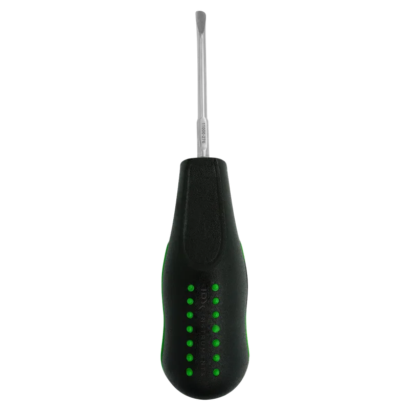 Luxating Elevator 5 mm Curved - Light Green Silicone Handle - Equate Instruments