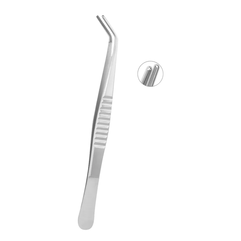 DeBakey Tissue Forceps 15cm - Curved - Equate Instruments