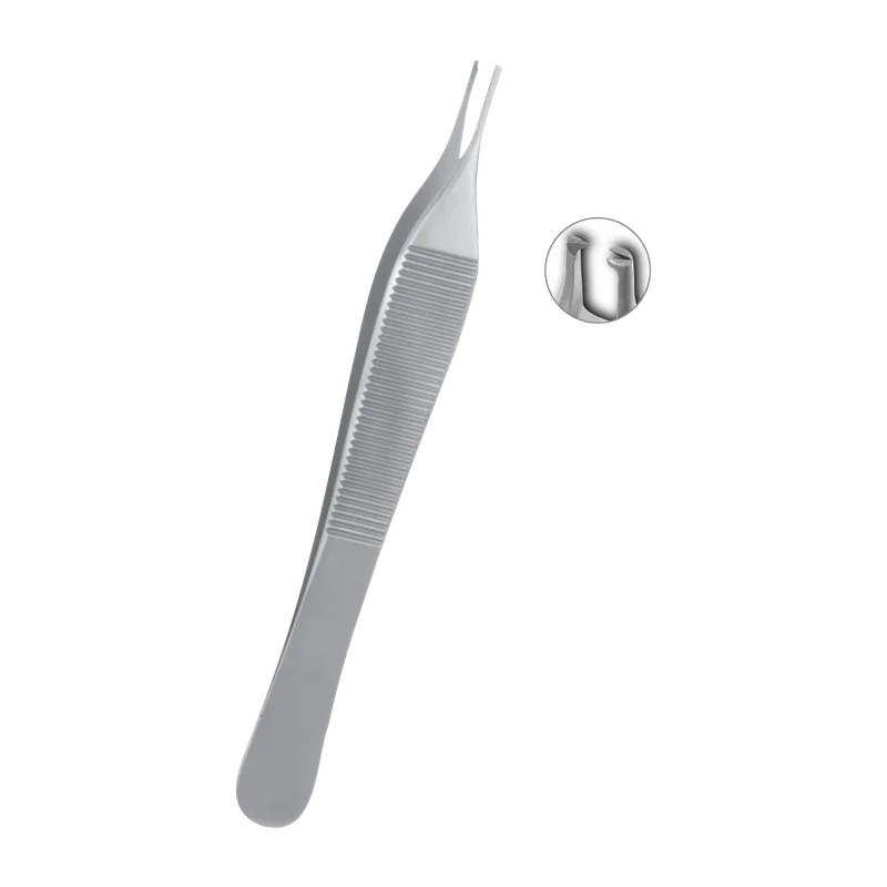 Adson Micro Tweezer 1x2 Teeth 12cm - Equate Instruments