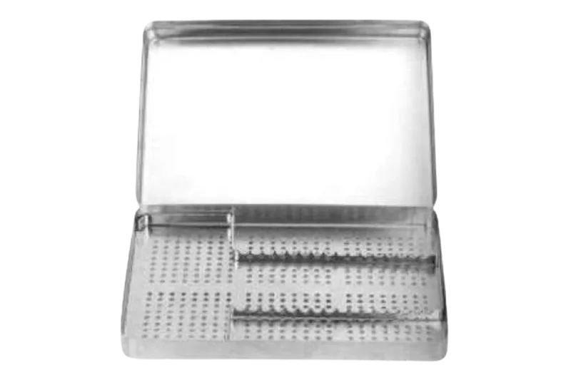 Perforated Base Sterilisation Tray - Equate Instruments