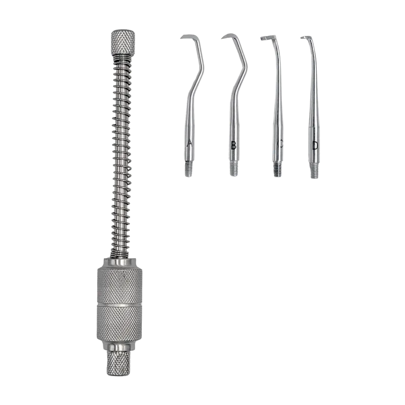Miller Crown Remover with Four Interchangeable Tips - Equate Instruments