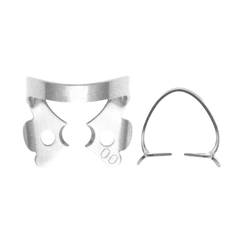 Rubber Dam Clamp Fig. 00 - Rounded Flat Premolar - Equate Instruments