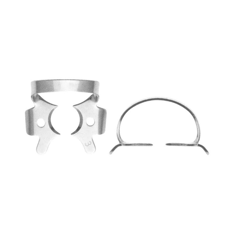 Fig.3 Flat Jaws Rubber Dam Clamp for Small Lower Molars - Equate Instruments