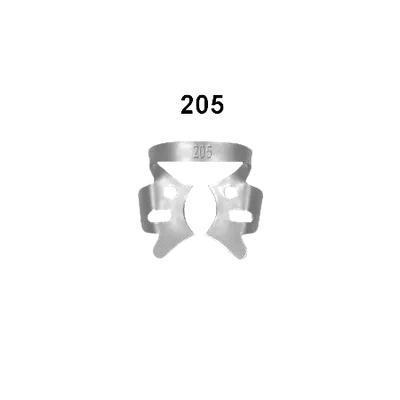 Fig.205 Festooned Jaws Rubber Dam Clamp for Large Upper Molars - Equate Instruments