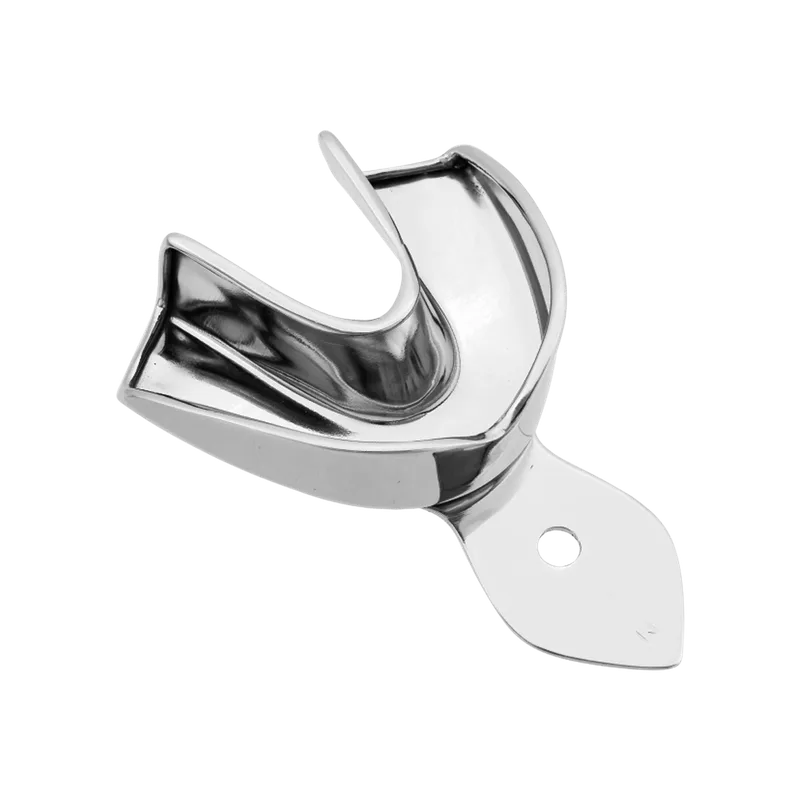 Solid Impression Tray - Lower Jaw Rimlock Fig.1 Small - Equate Instruments