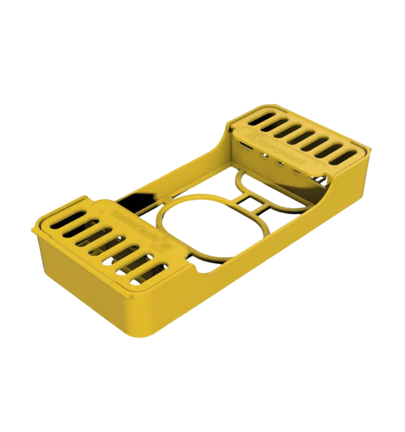 Mini Instrument Cassette for 5 Instruments (Yellow) - Equate Instruments