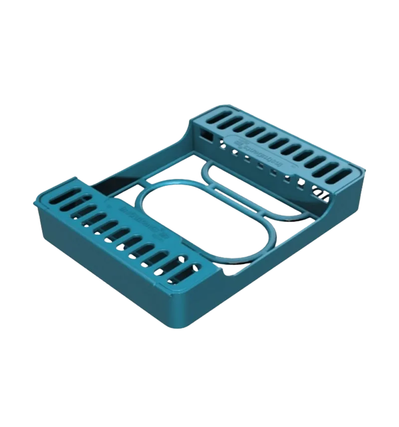 Large Instrument Cassette for 9 Instruments (Blue) - Equate Instruments