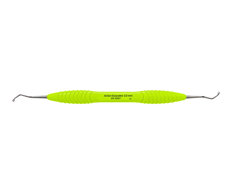Double-Ended Action Excavator 2.0 mm - Silicone Handle - Equate Instruments