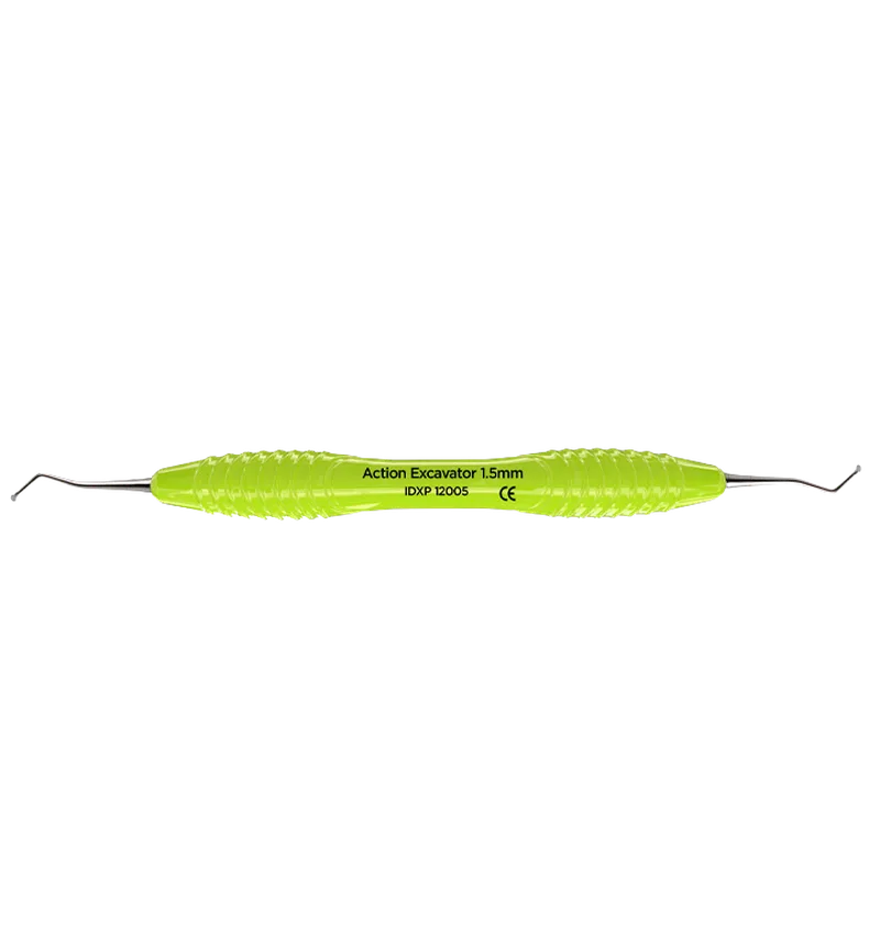 Double-Ended Action Excavator 1.5 mm - Slim Silicone Handle - Equate Instruments