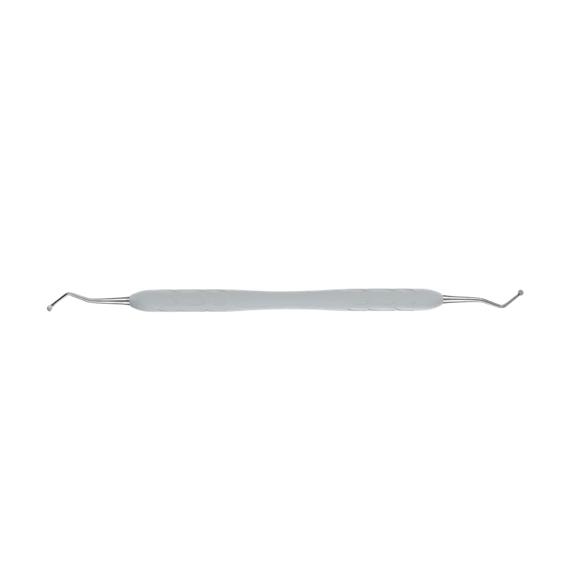 Triple-angled Caries Excavator - 2.0 mm, Light Grey - Equate Instruments