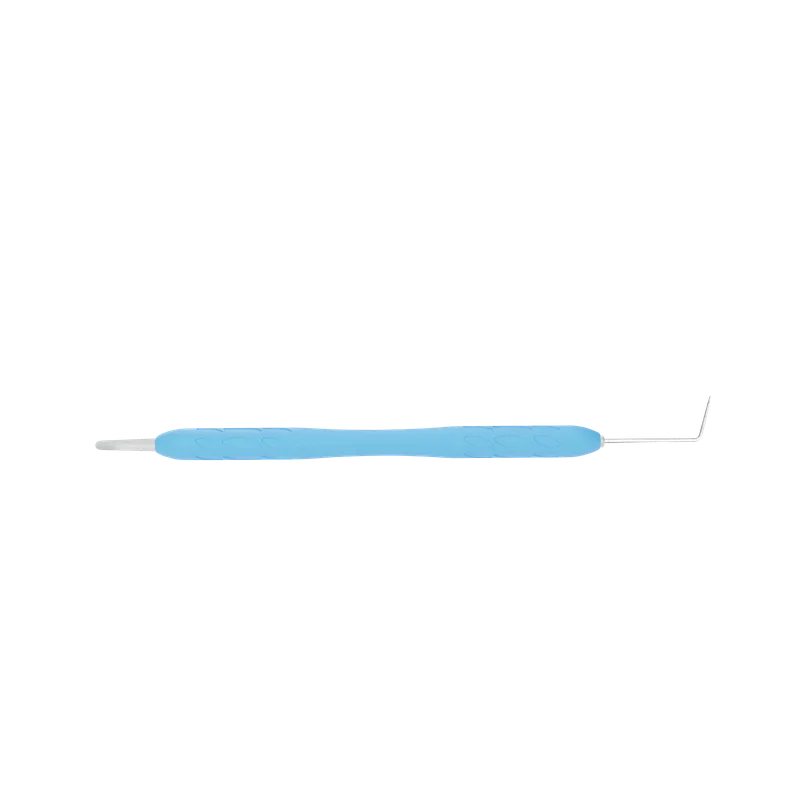 Explorer #6 Single-Ended with Light Blue Silicone Handle - Equate Instruments