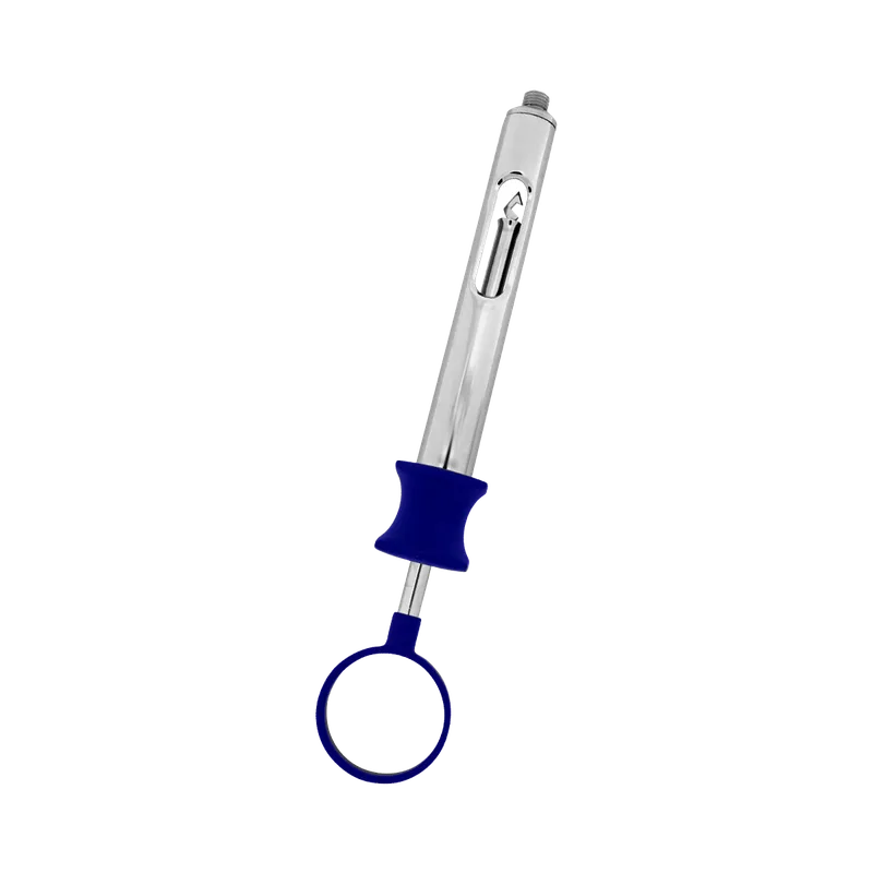 Aspirating Syringe 2.2ml with Blue Thumb Ring (EU Needle) - Equate Instruments