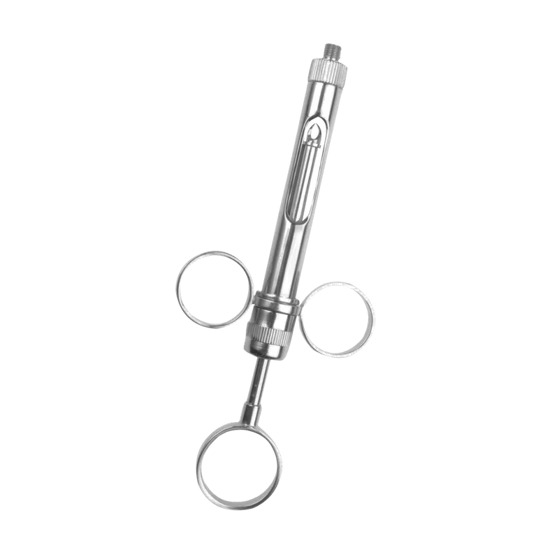 3-Ring Aspirating Syringe Stainless Steel 2.2 ml - EU Needle - Equate Instruments