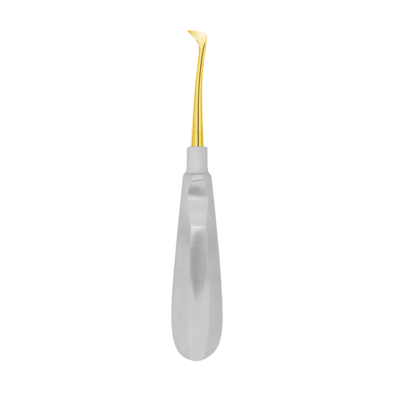 Fig.1R Seldin Root Elevator 13mm - Gold Tip - Equate Instruments