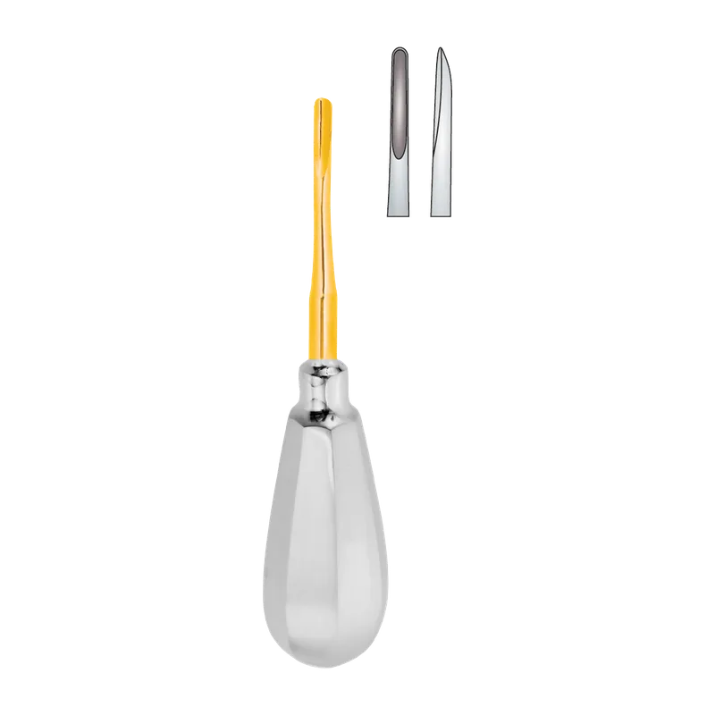 Bein Elevator 2 mm - Gold Shank - Equate Instruments