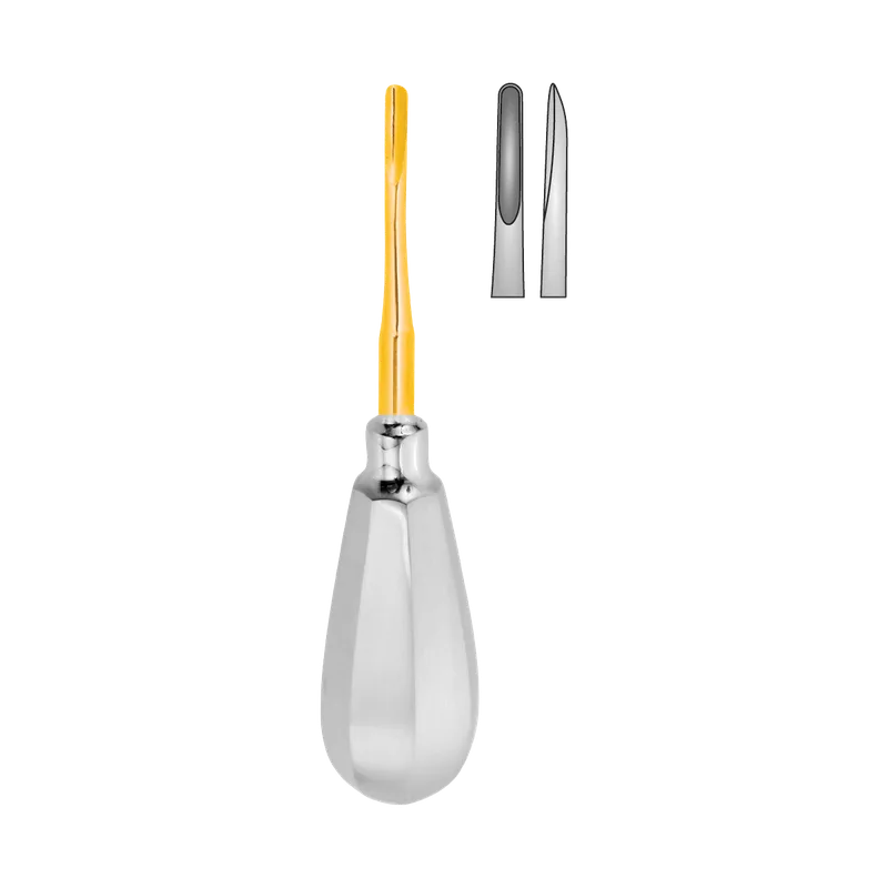 Bein Elevator 3 mm Gold - Solid Handle - Equate Instruments