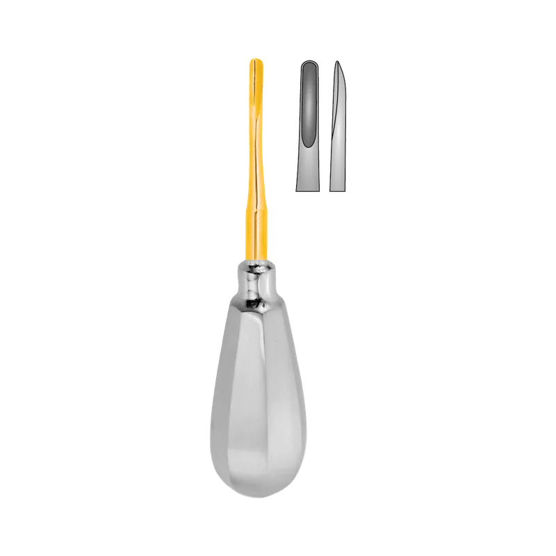 Fig.3 Bein Elevator - 3.7 mm with Gold-Coloured Shank - Equate Instruments