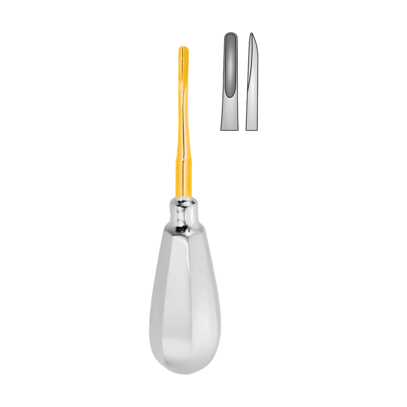 Fig.3 Bein Luxating Elevator - 4.3mm Gold - Equate Instruments