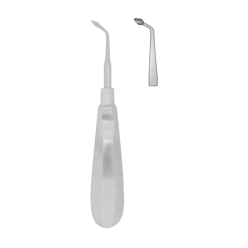 Surgical Dental Elevator 4 mm - Angled Tip - Equate Instruments