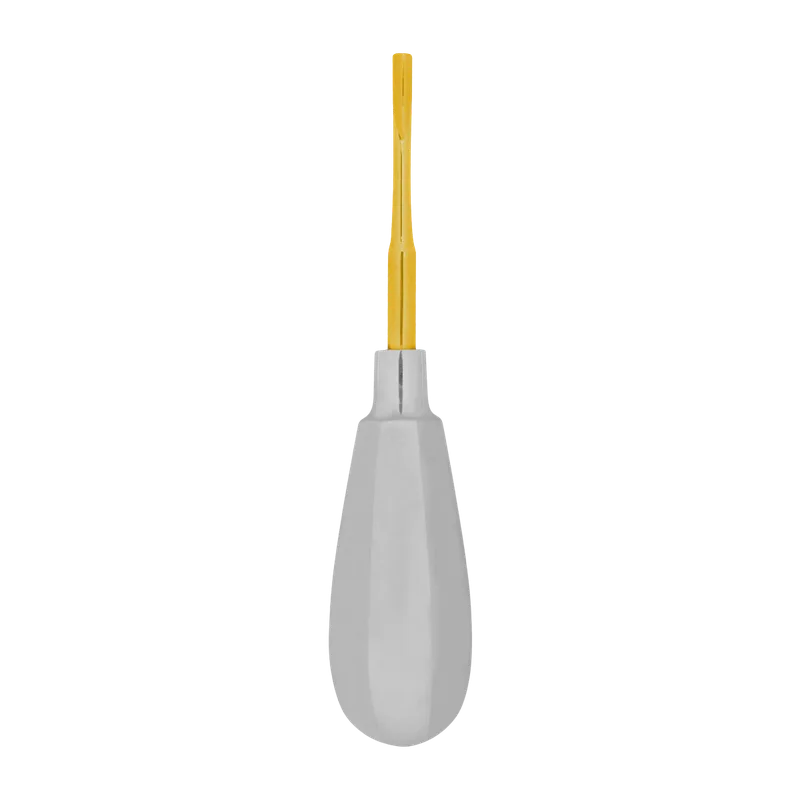 Apical Straight Elevator 4mm - Gold-Tone Tip - Equate Instruments