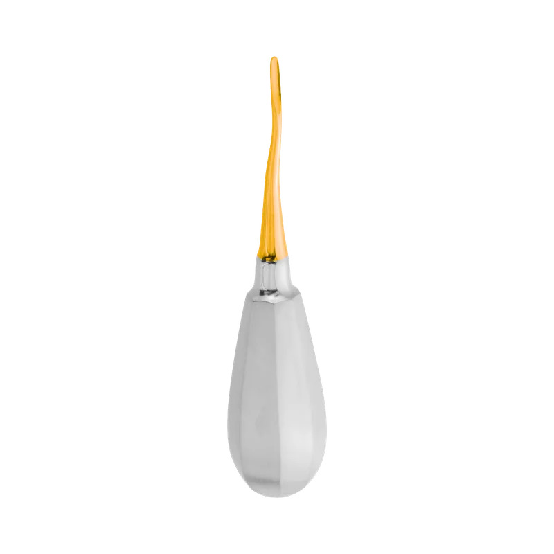 Fig.2 Bayonet Mesial Root Elevator 3mm - Gold Tip - Equate Instruments