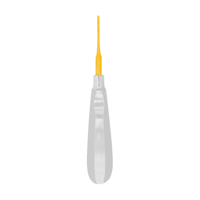 Serrated Apical Elevator 2.2mm Gold Tip - Stainless Steel Handle - Equate Instruments