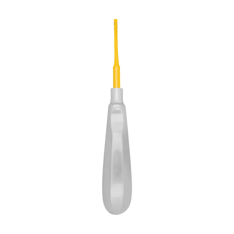 Serrated Apical Elevator 3mm Gold Tip - Stainless Steel Handle - Equate Instruments