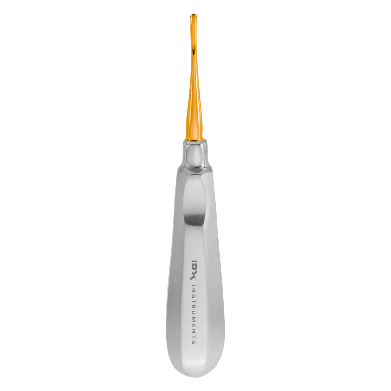 Straight Luxating Elevator, 2.5 mm - Gold Tip - Equate Instruments