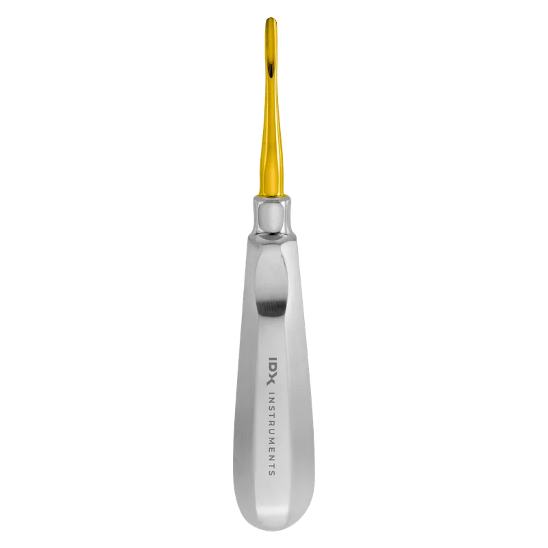 Straight Luxating Elevator, 3.5 mm - Gold Tip - Equate Instruments