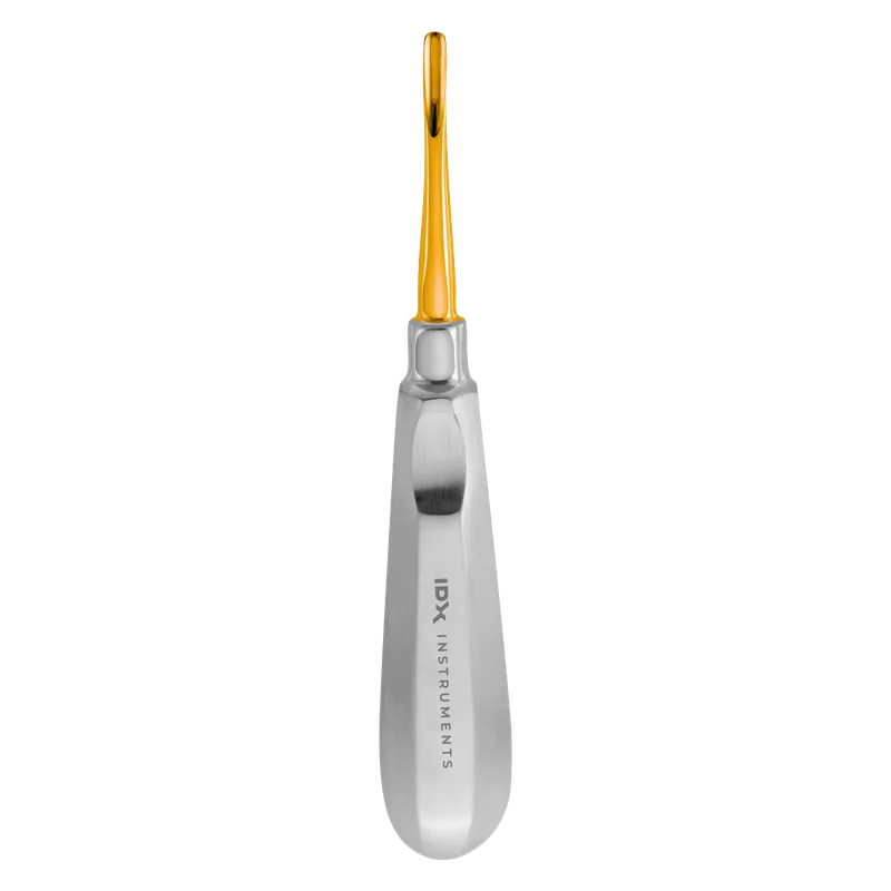 Curved Luxating Elevator 4 mm - Gold Blade - Equate Instruments