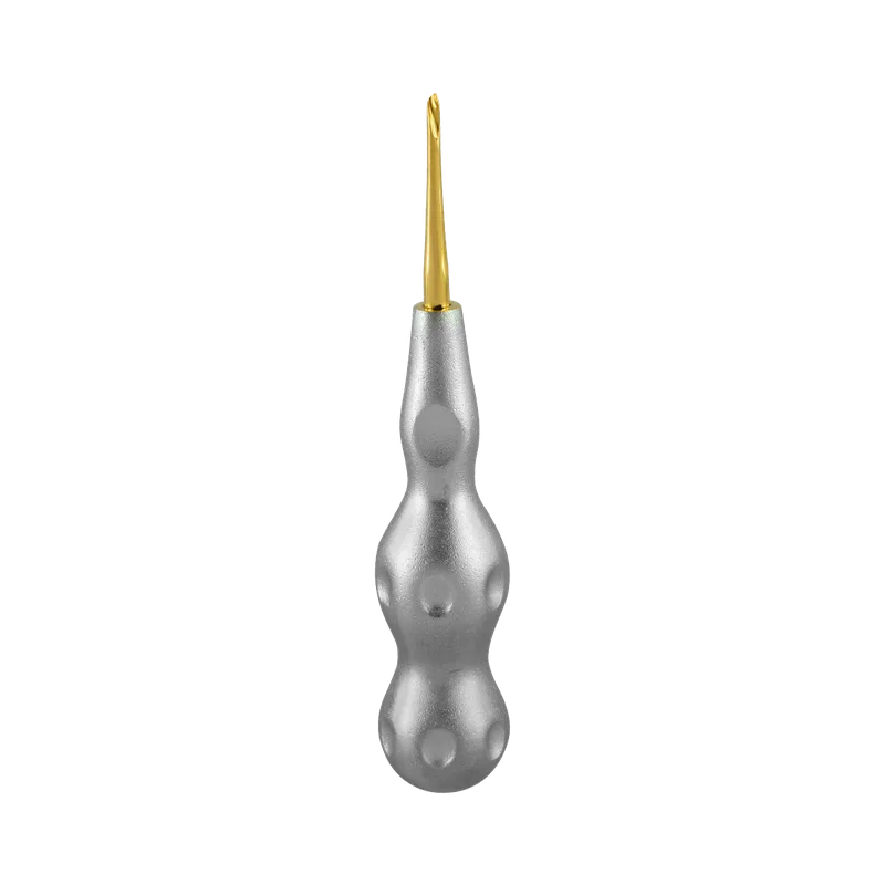 Apical Extraction Elevator 3 mm Left with Gold-Coated Tip - Equate Instruments