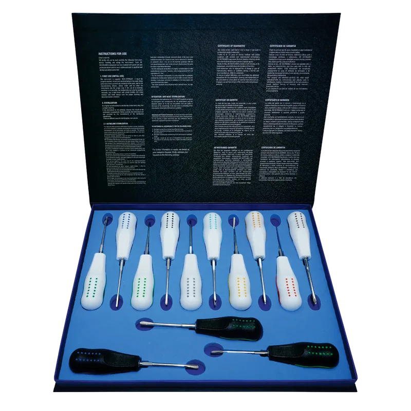 Luxating Elevator Set of 13 - Plastic Handle - Equate Instruments