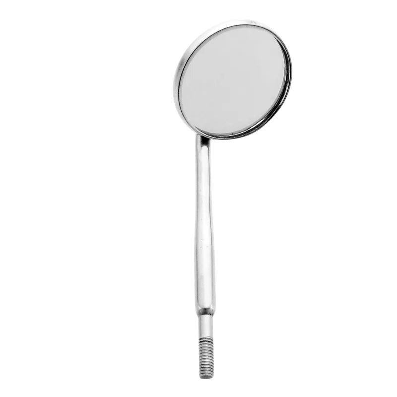 Mouth Mirror No.6 Rhodium Front Surface 26mm Cone-Socket - Equate Instruments (image 1)