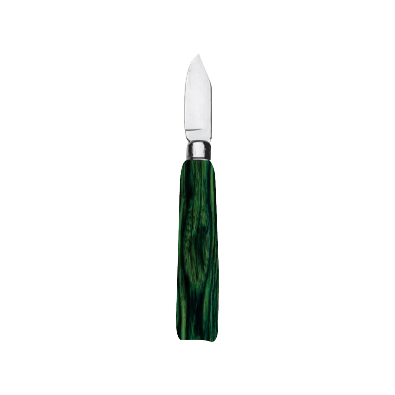 Spatula very Flexible 19 cm with Green Wood-Grain Handle - Equate Instruments