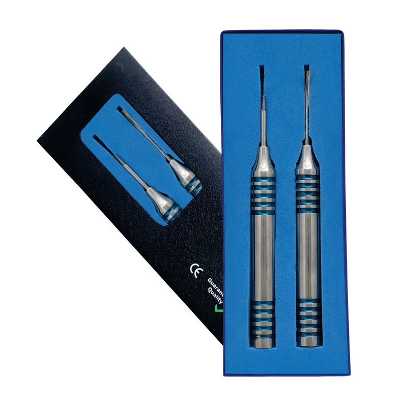 Flexible Periotome Kit for Dental Extraction - Set of 2 Blue - Equate Instruments (image 1)