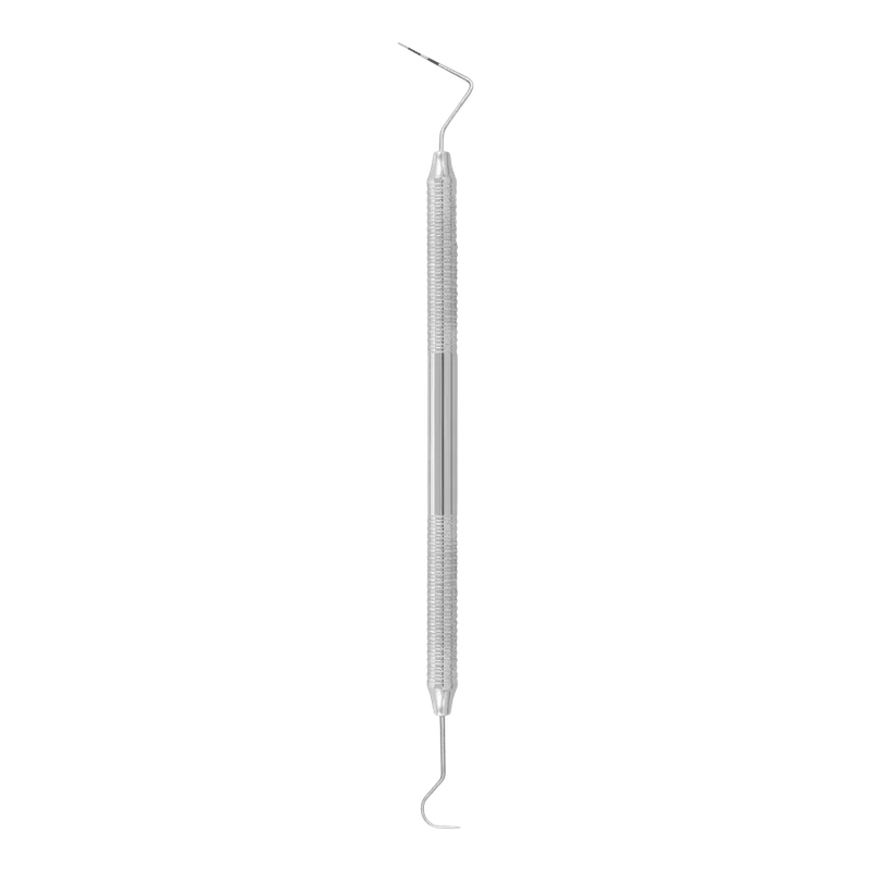 CP11/23 Periodontal Probe & Shepherd Hook Explorer - Solid Handle 6mm - Equate Instruments