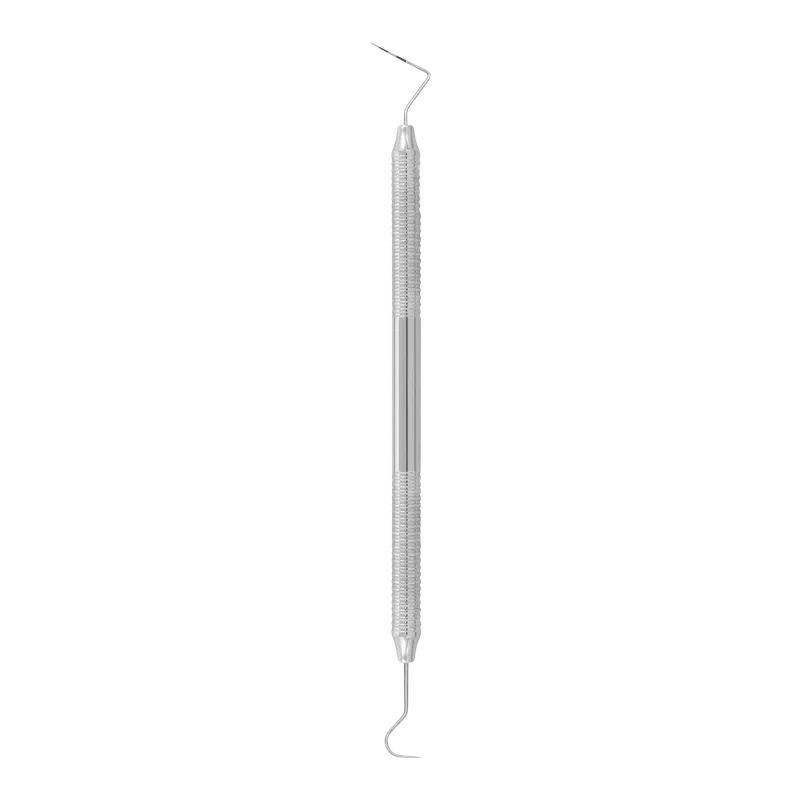 CP12 / Fig.23 Periodontal Probe & Shepherd Hook Explorer - Solid Handle 6mm - Equate Instruments