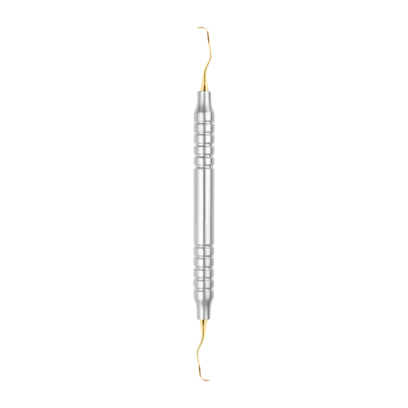 Gracey Curette 11-12 with Gold Titanium Nitride Coating - 175mm Hollow Handle - Equate Instruments