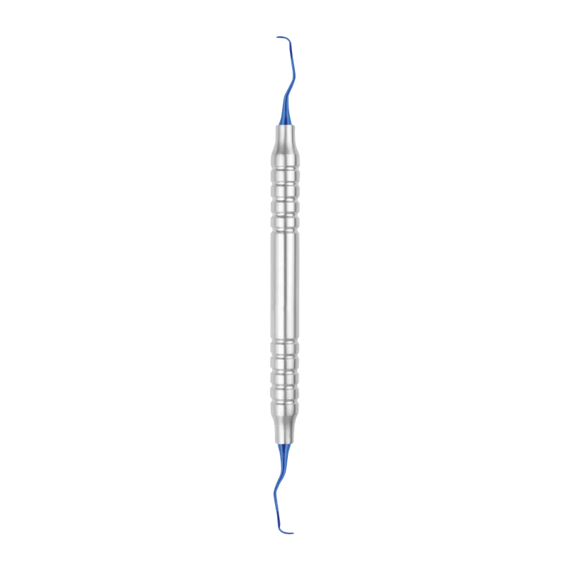 Gracey Curette 11-12 with Blue Titanium Nitride Coating - 175mm Hollow Handle - Equate Instruments