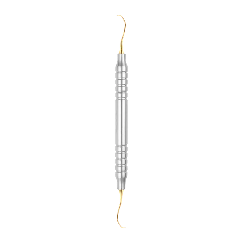 Gracey Curette 13-14 with Gold Titanium Nitride Coating - 175mm Hollow Handle - Equate Instruments