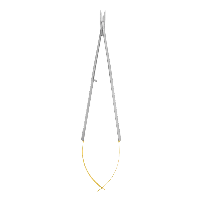 Jacobson TC Micro Scissors Straight 15.5cm Gold - Equate Instruments