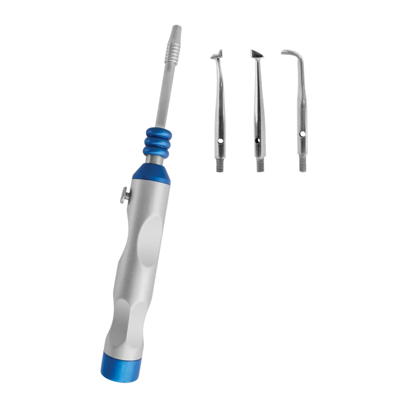 Turkey Crown Remover Kit, Blue, with 3 Tips - Equate Instruments