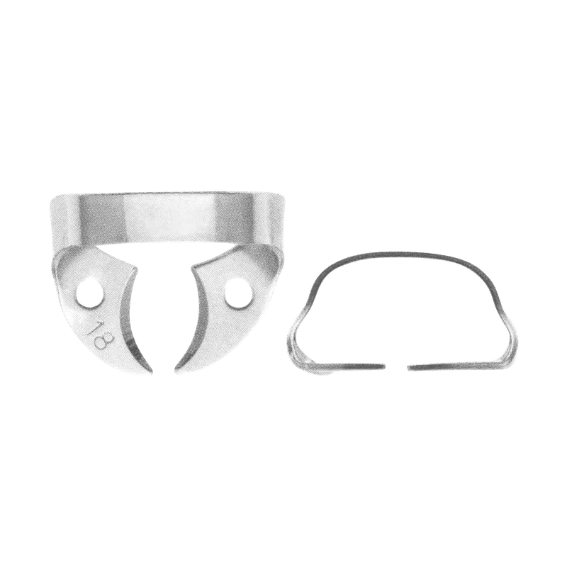 Fig.18 Rubber Dam Clamp for Upper and Lower Molars - Equate Instruments