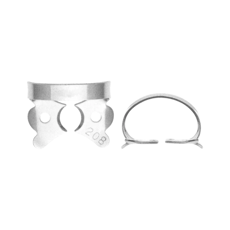 Fig.208 Rubber Dam Clamp with Festooned Flat Jaws for Large Premolars - Equate Instruments