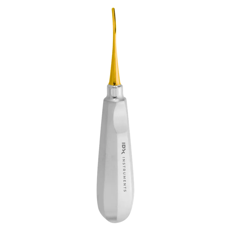 Luxating Elevator Curved Backward 2 mm Gold - Solid Stainless Handle - Equate Instruments