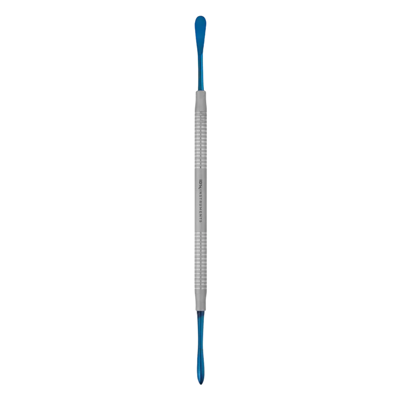 Molt Periosteal Elevator Fig. M9 - Titanium Plasma Blue, 6 mm Solid Handle - Equate Instruments