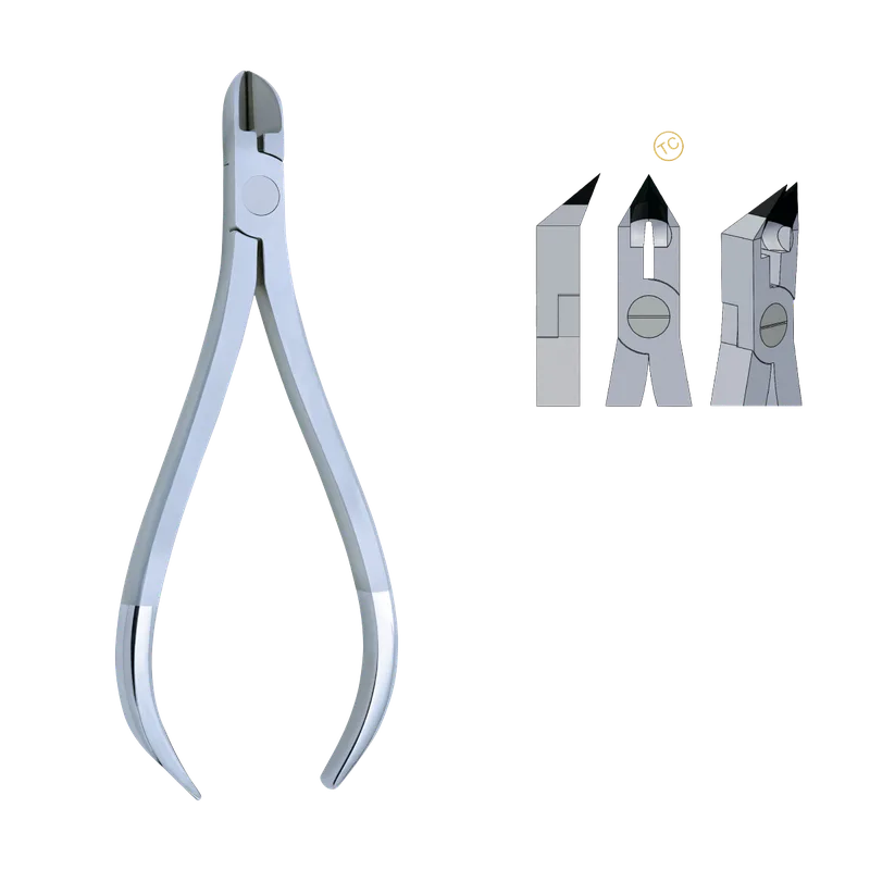 Pin & Ligature Cutter 45°, Tungsten Carbide Inserts - Wire up to 0.30 mm (.012") - Equate Instruments
